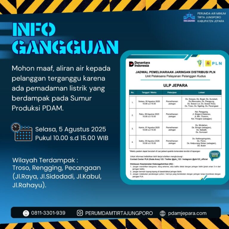 Informasi Gangguan Pemadaman