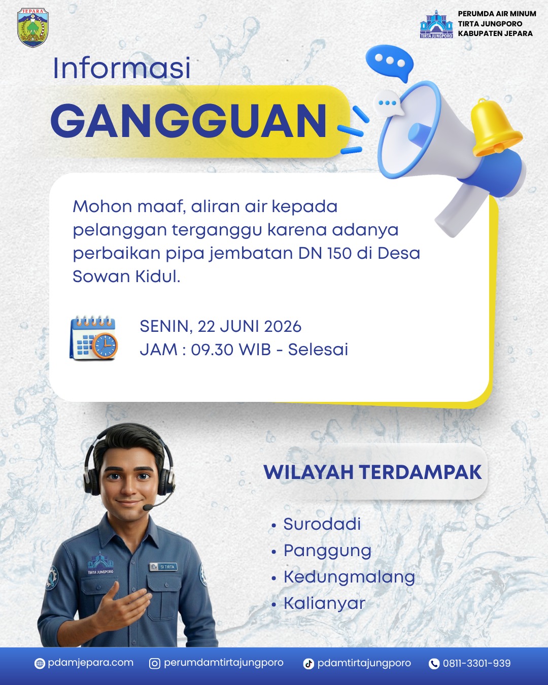Informasi Gangguan 22 Juni 2026