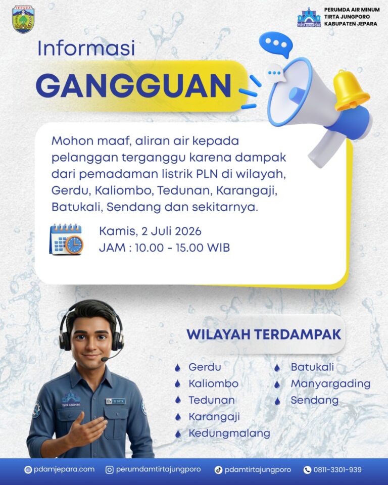 Informasi Gangguan 2 Juli 2026