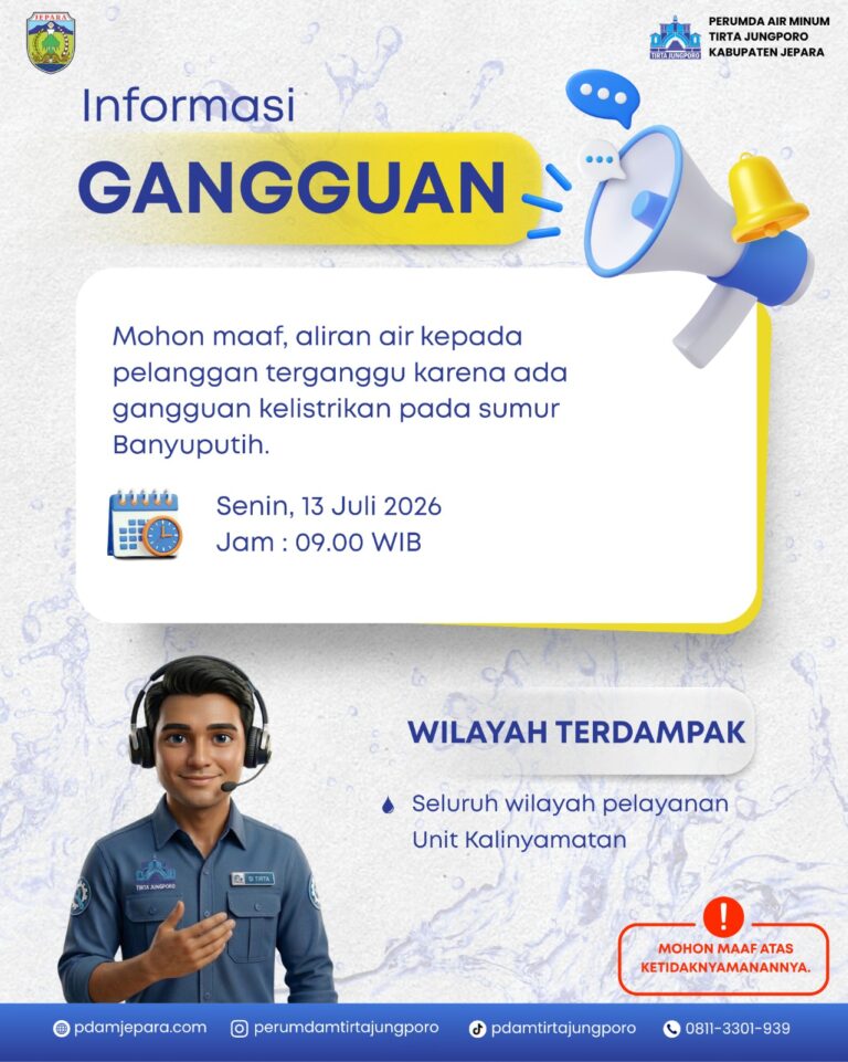 Informasi Gangguan 13 Juli 2026 (2)