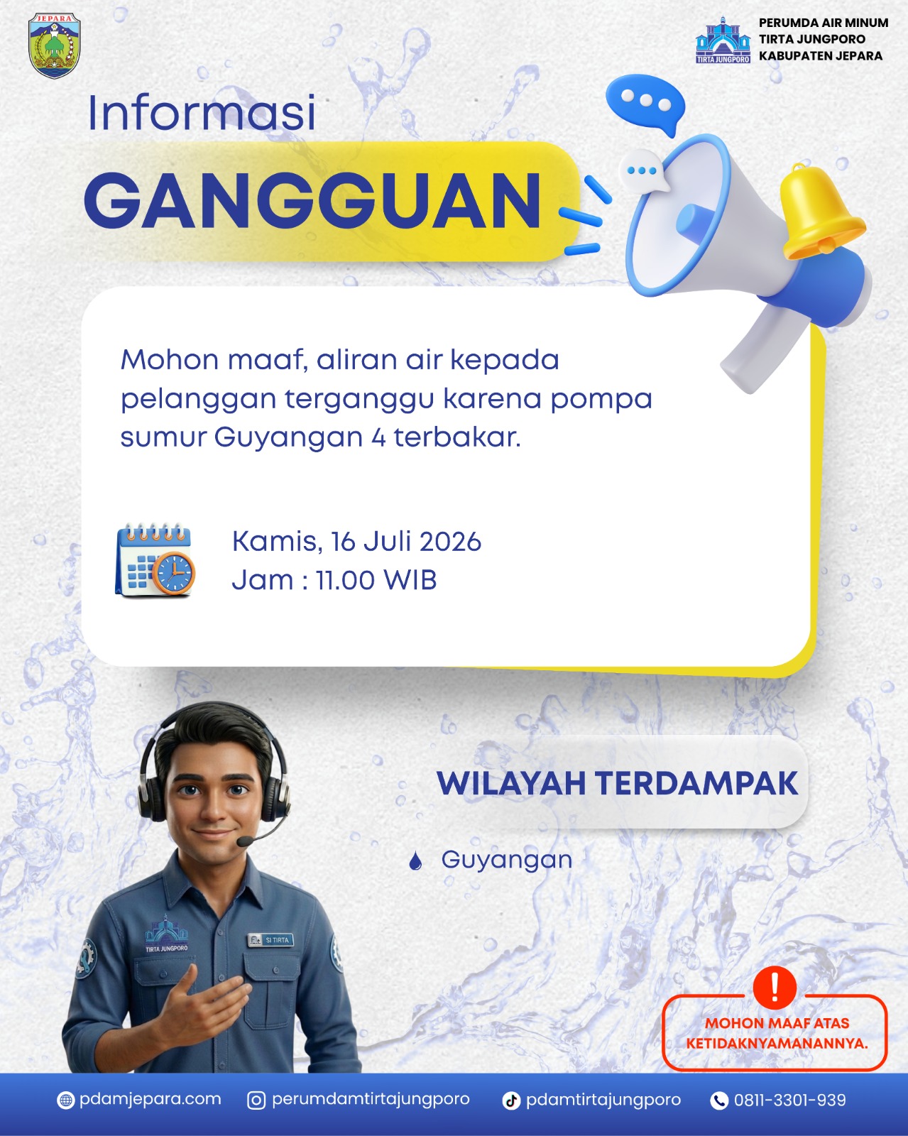 Informasi Gangguan 16 Juli 2026