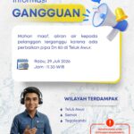 Informasi Gangguan 29 Juli 2026