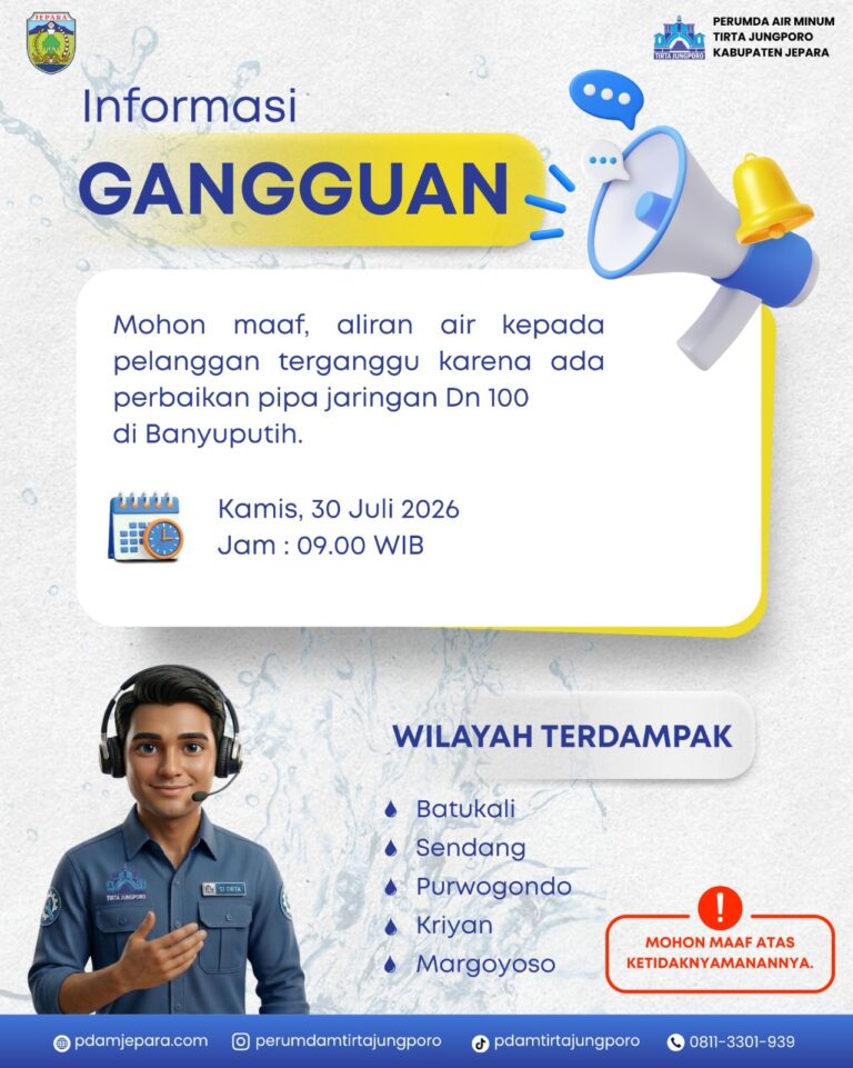Informasi Gangguan 30 Juli 2026