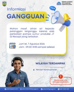 Informasi Gangguan 7 Agustus 2026