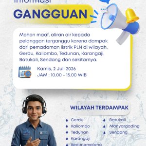 Informasi Gangguan 2 Juli 2026