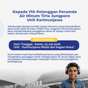 Pemberitahuan Jadwal Giliran Air