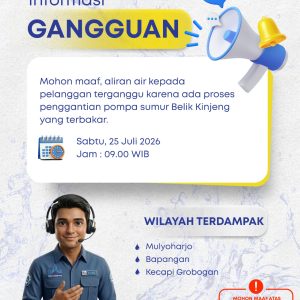 Informasi Gangguan 25 Juli 2026