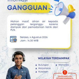 Informasi Gangguan 5 Agustus 2026