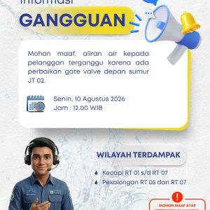 Informasi Gangguan 10 Agustus 2026